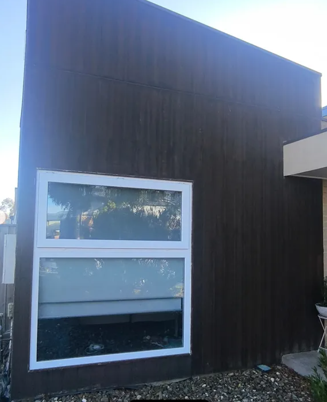 Before: property exterior